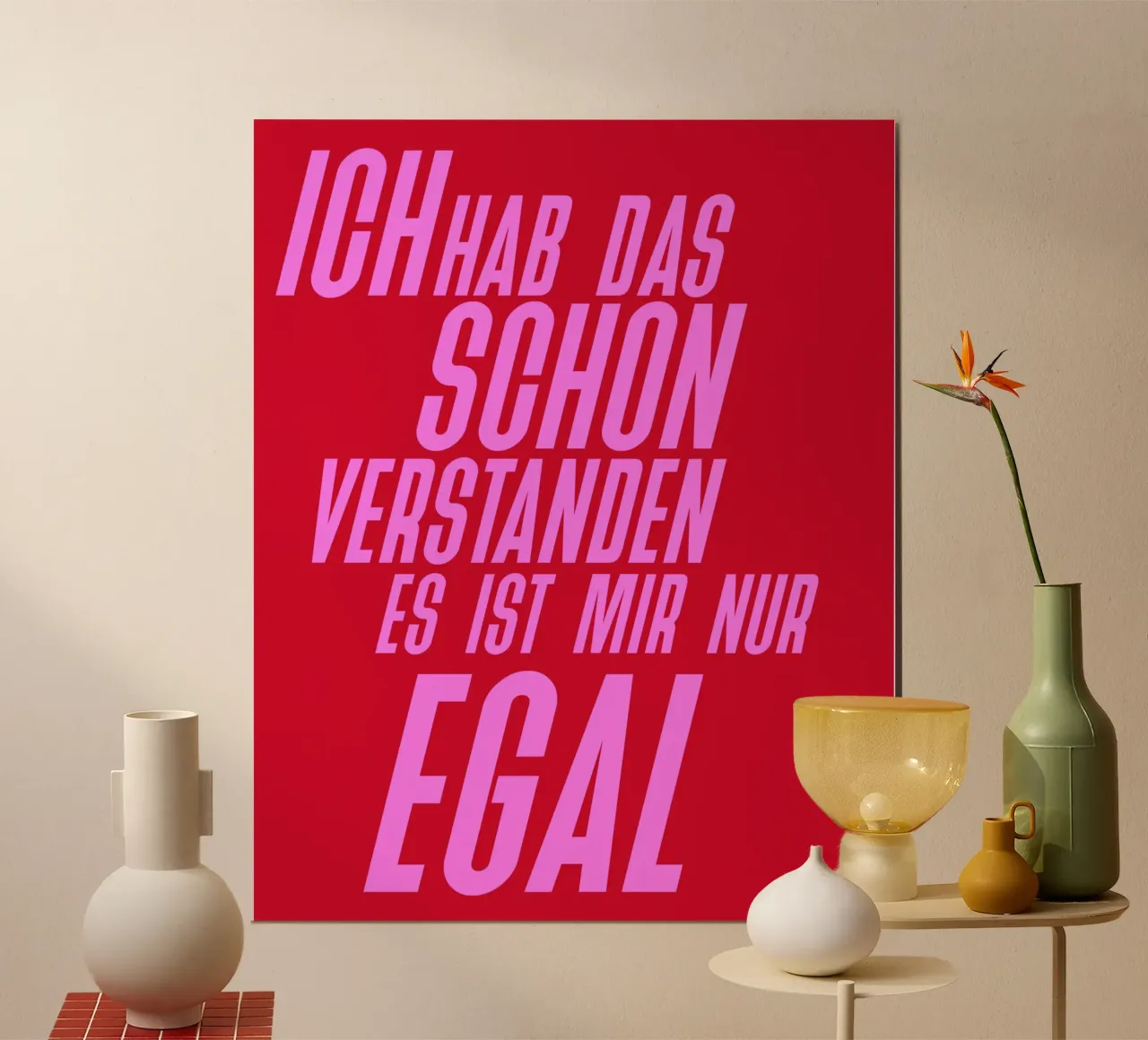 EGAL poster by UrbanART