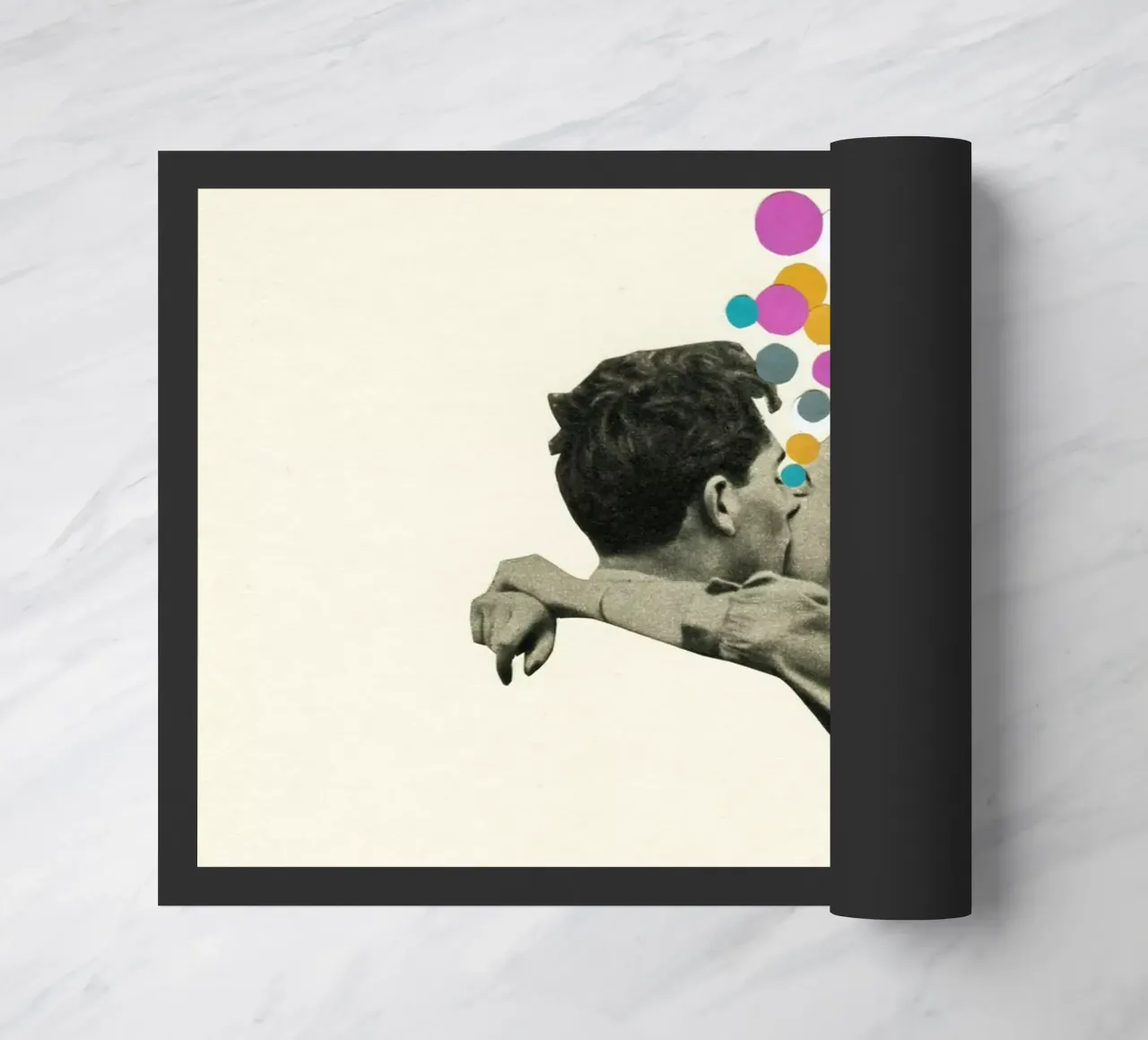 Il primo bacio zerbino da Cassia Beck Collage