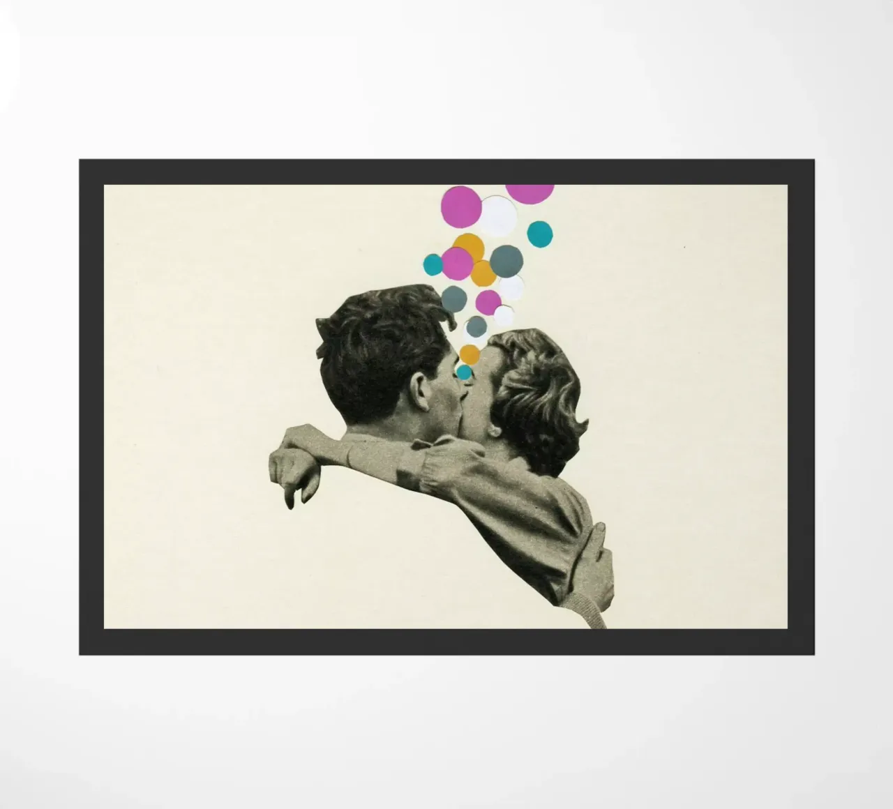 Il primo bacio zerbino da Cassia Beck Collage