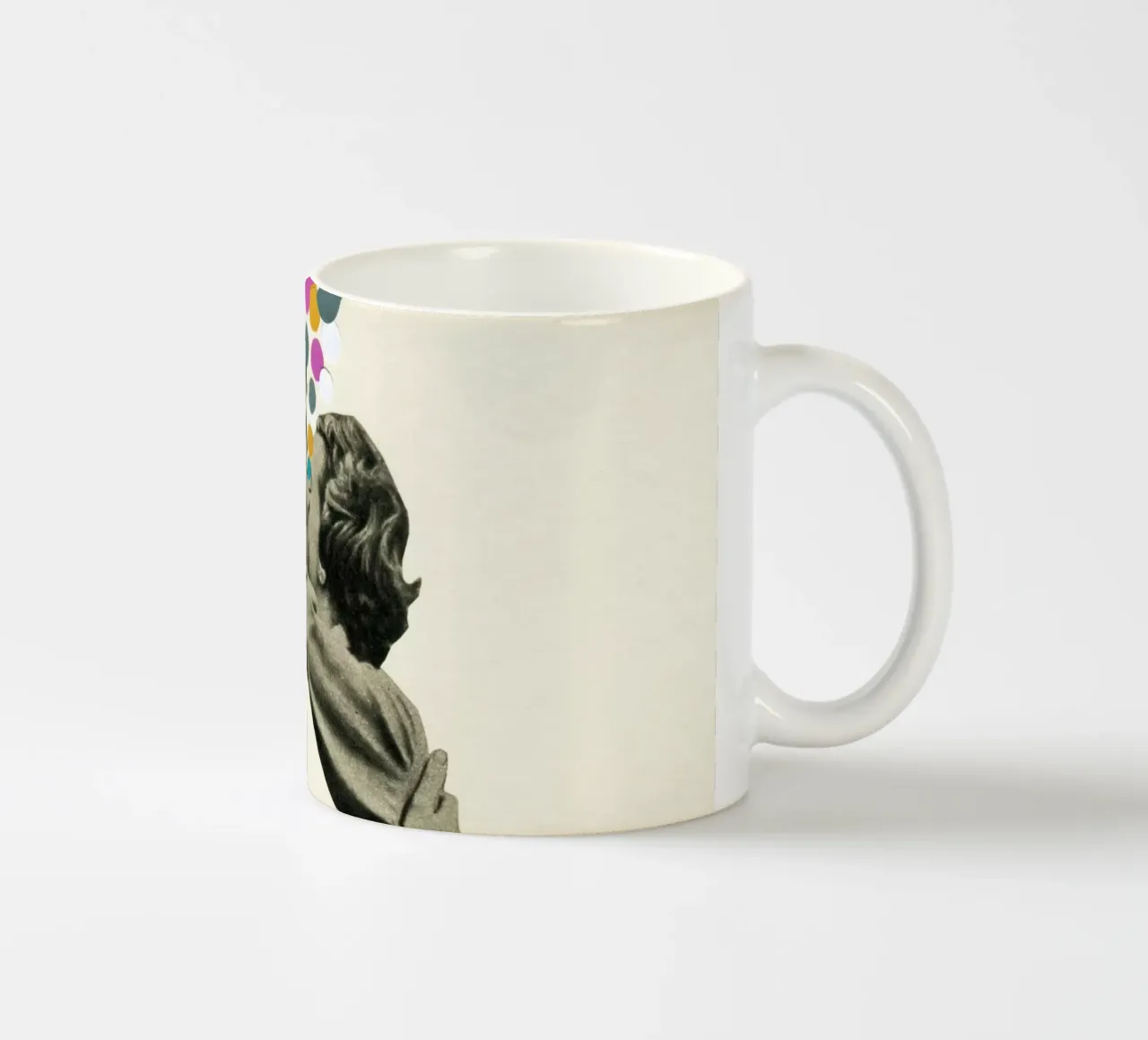Il primo bacio tazza in ceramica da Cassia Beck Collage
