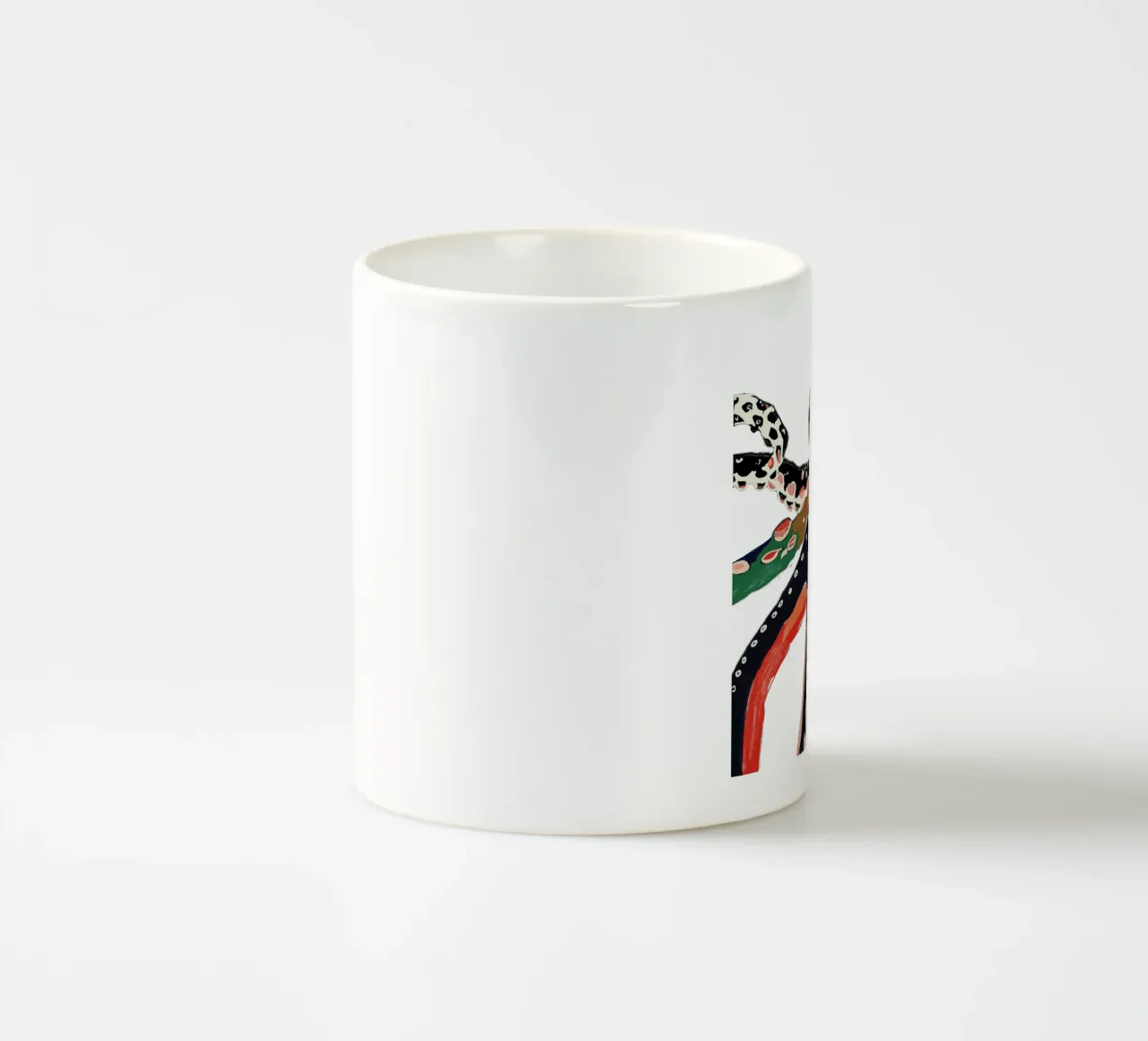 Adesivo e abbigliamento a forma di polpo colorato tazza in ceramica da ArtsySesta