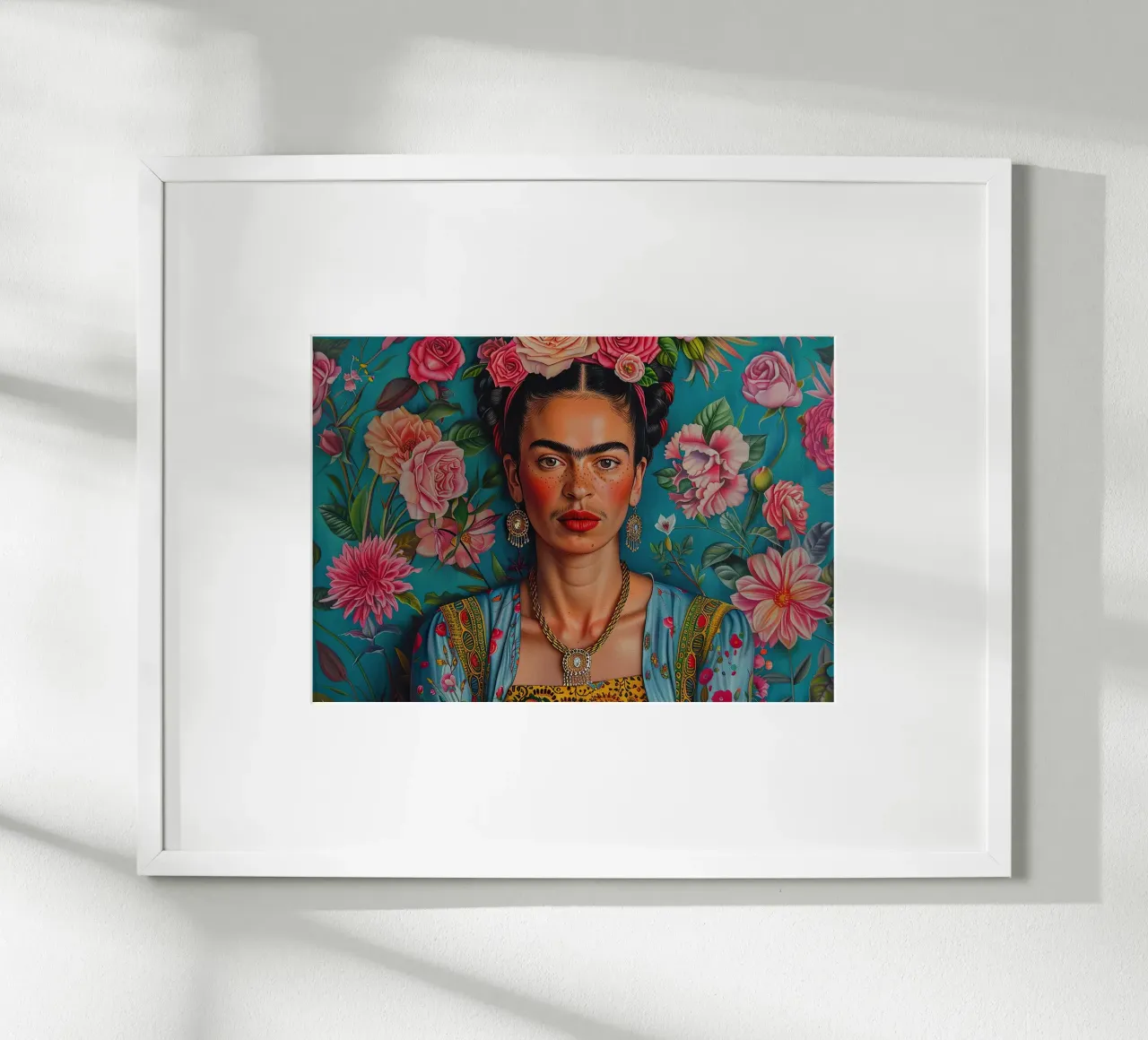 Frida Kahlo "Pain and Passion in Color" carta hahnemühle da Fantasias Florales