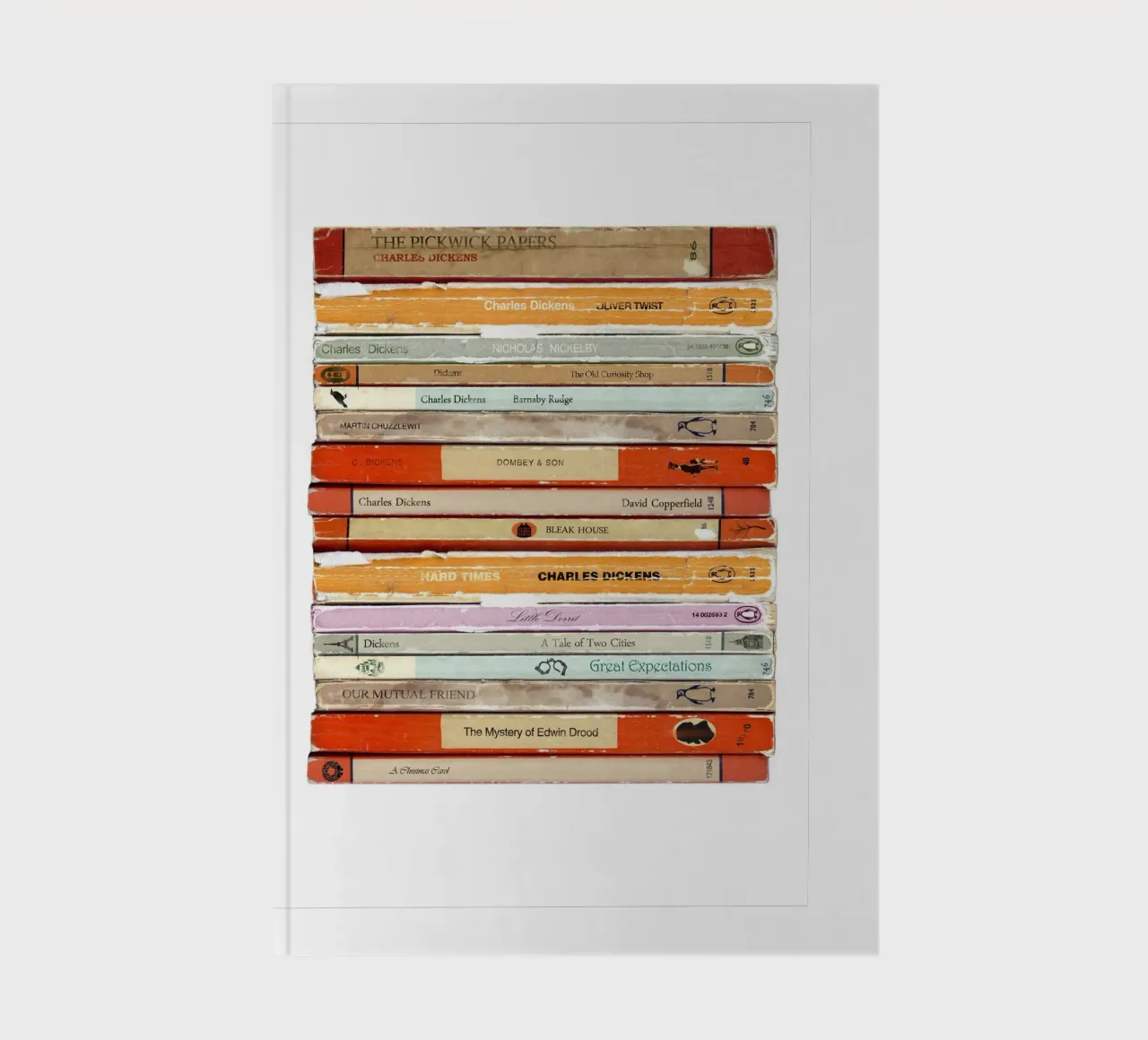 Charles Dickens Collected Works Print notebook by MissLiterarty