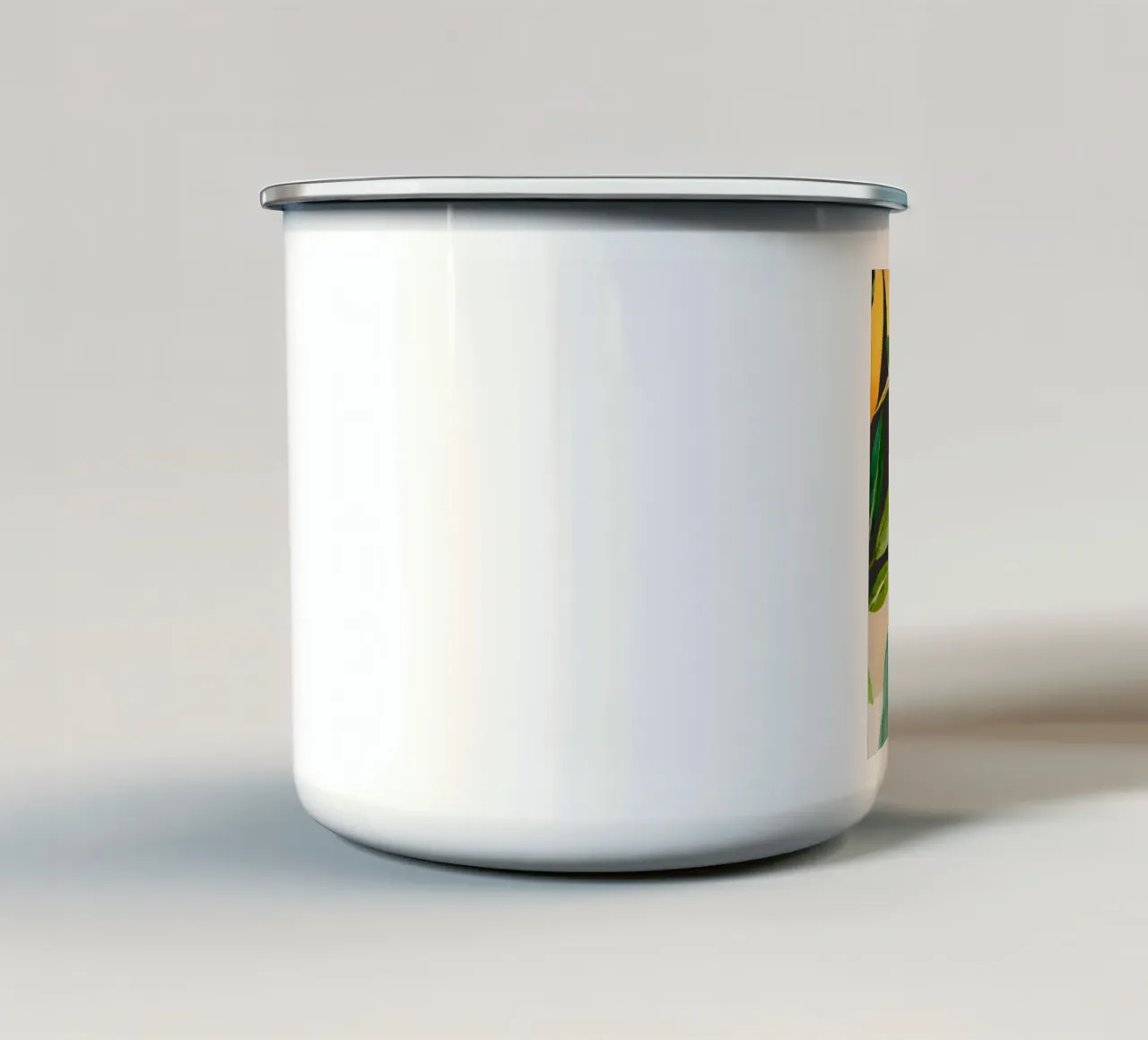 Airone tazza in smalto da M.A.Z.U.N.