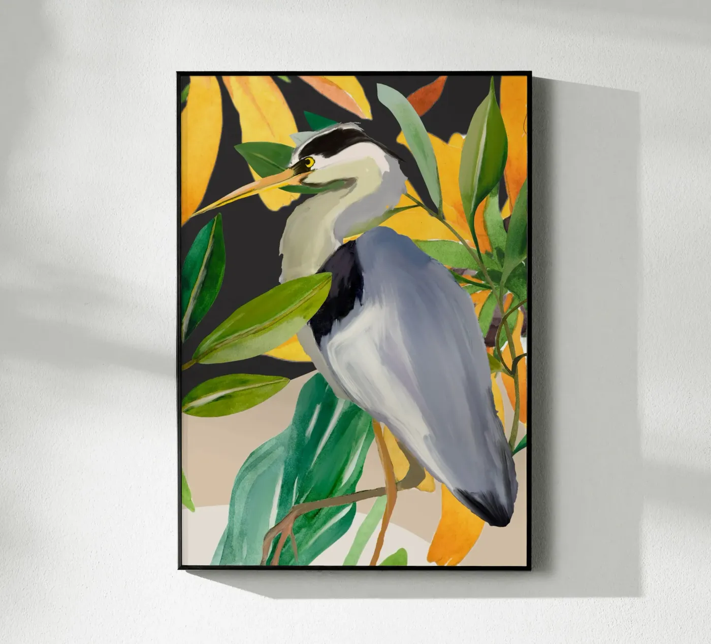 Heron Acryl-Glas von M.A.Z.U.N.