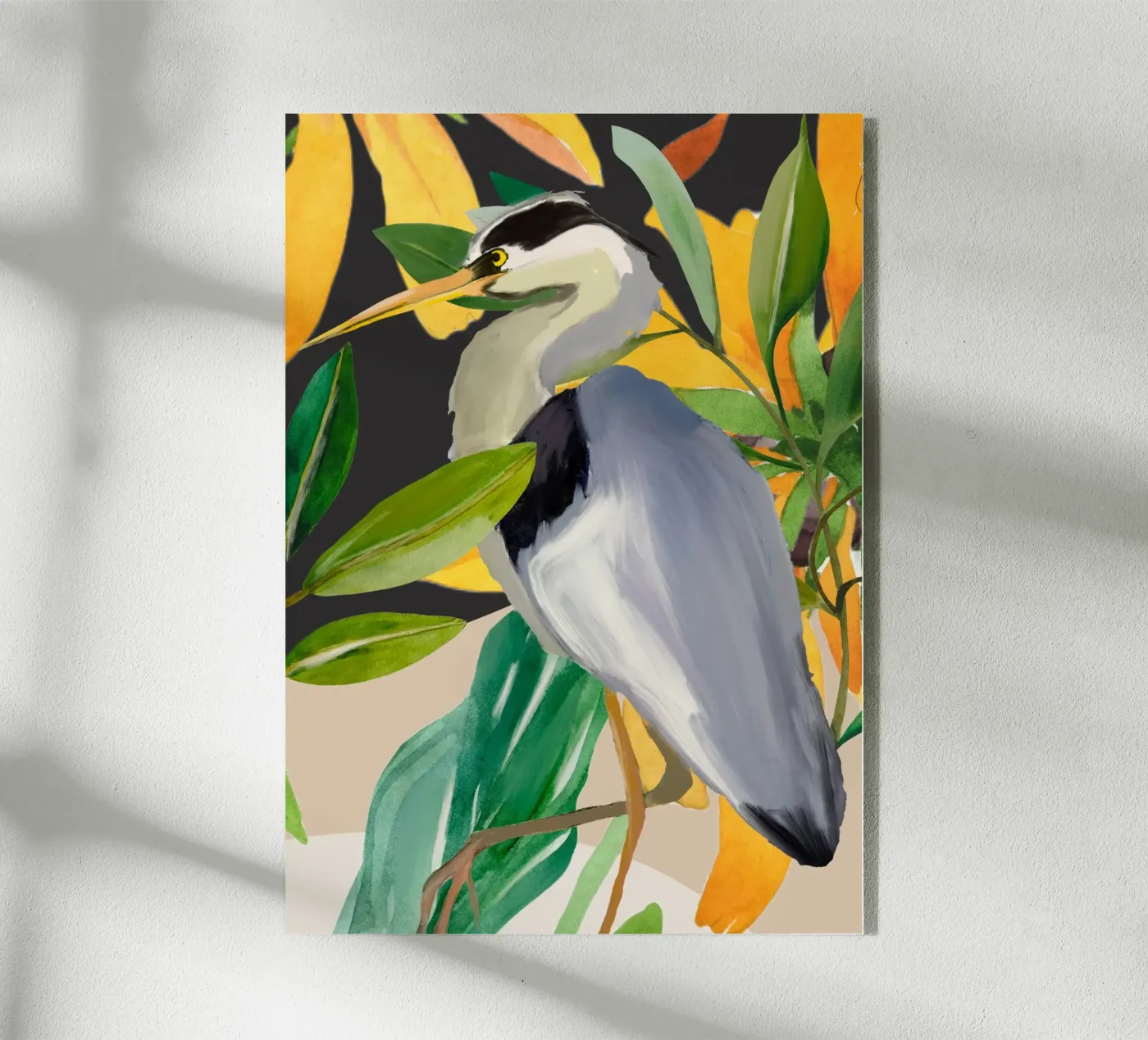 Heron Acryl-Glas von M.A.Z.U.N.