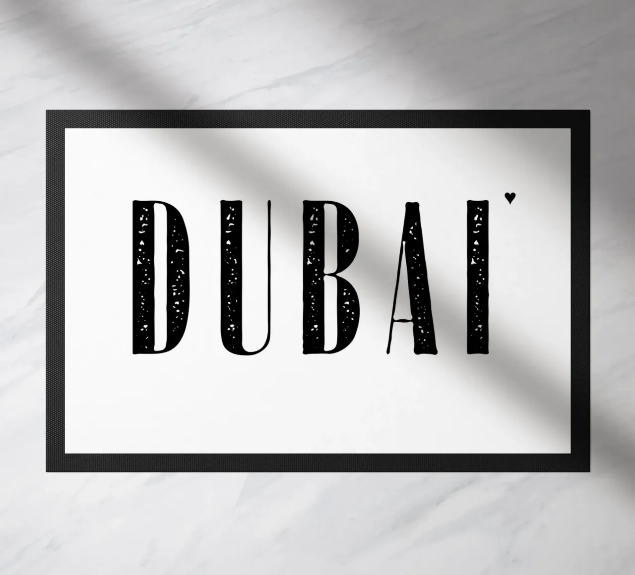 Dubai deurmat van typotraveler