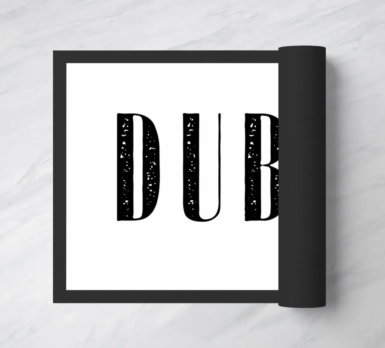 Dubai deurmat van typotraveler