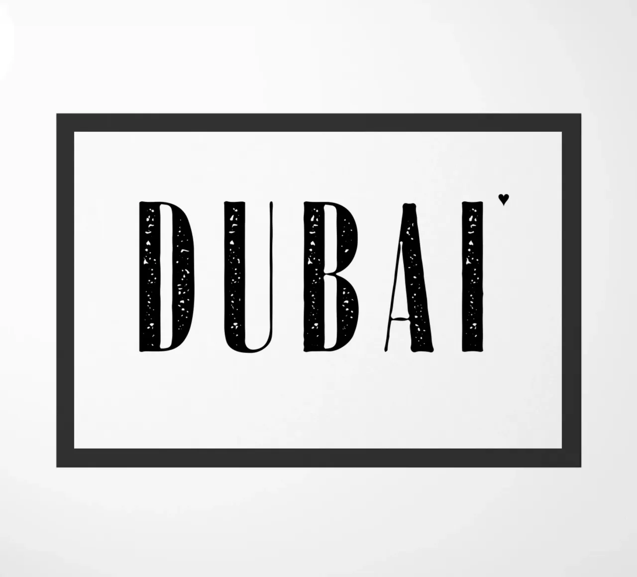 Dubai deurmat van typotraveler