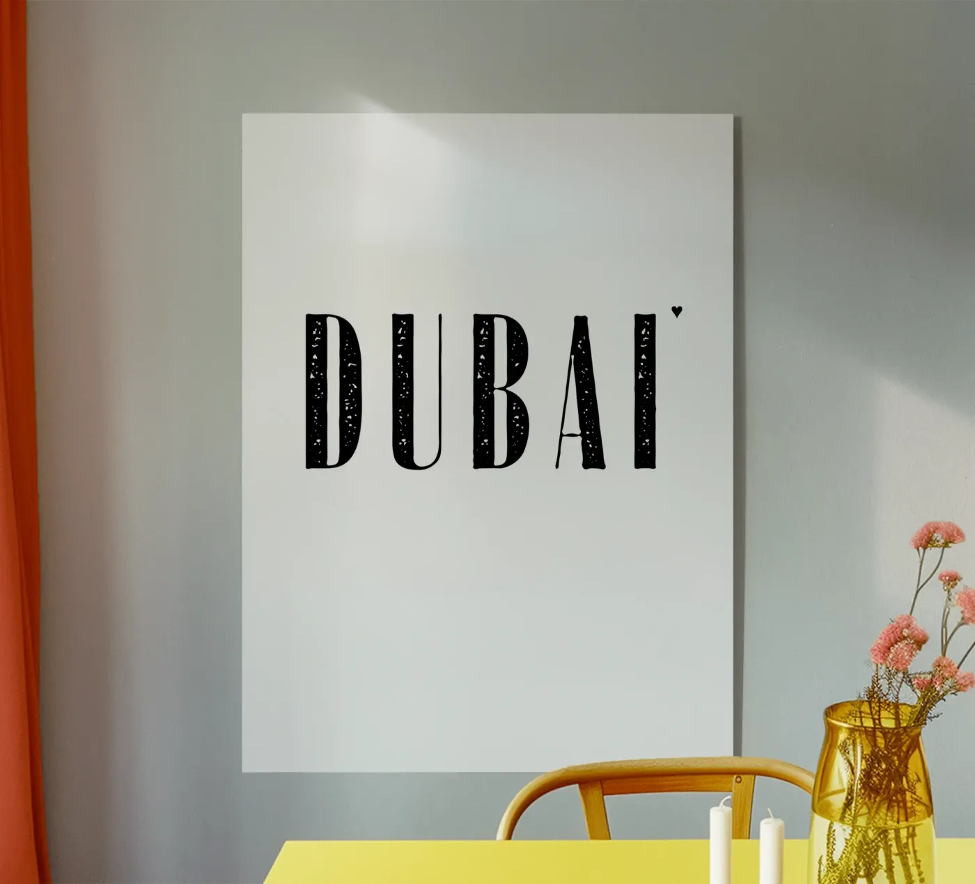 Dubai Acryl-Glas von typotraveler