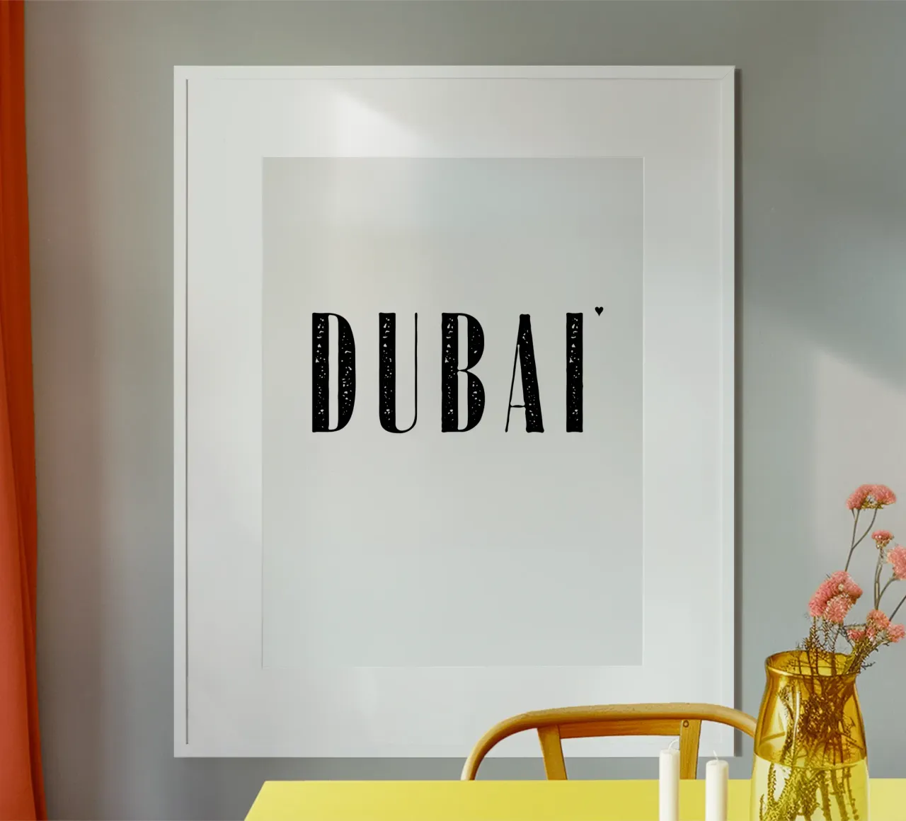 Dubai poster by typotraveler