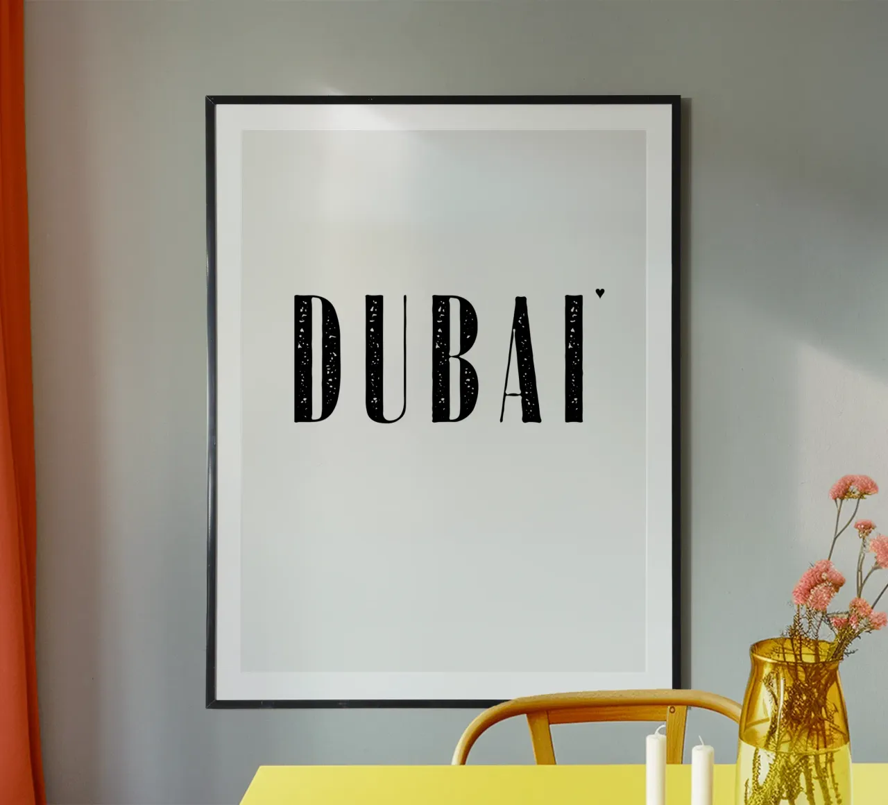 Dubai poster by typotraveler