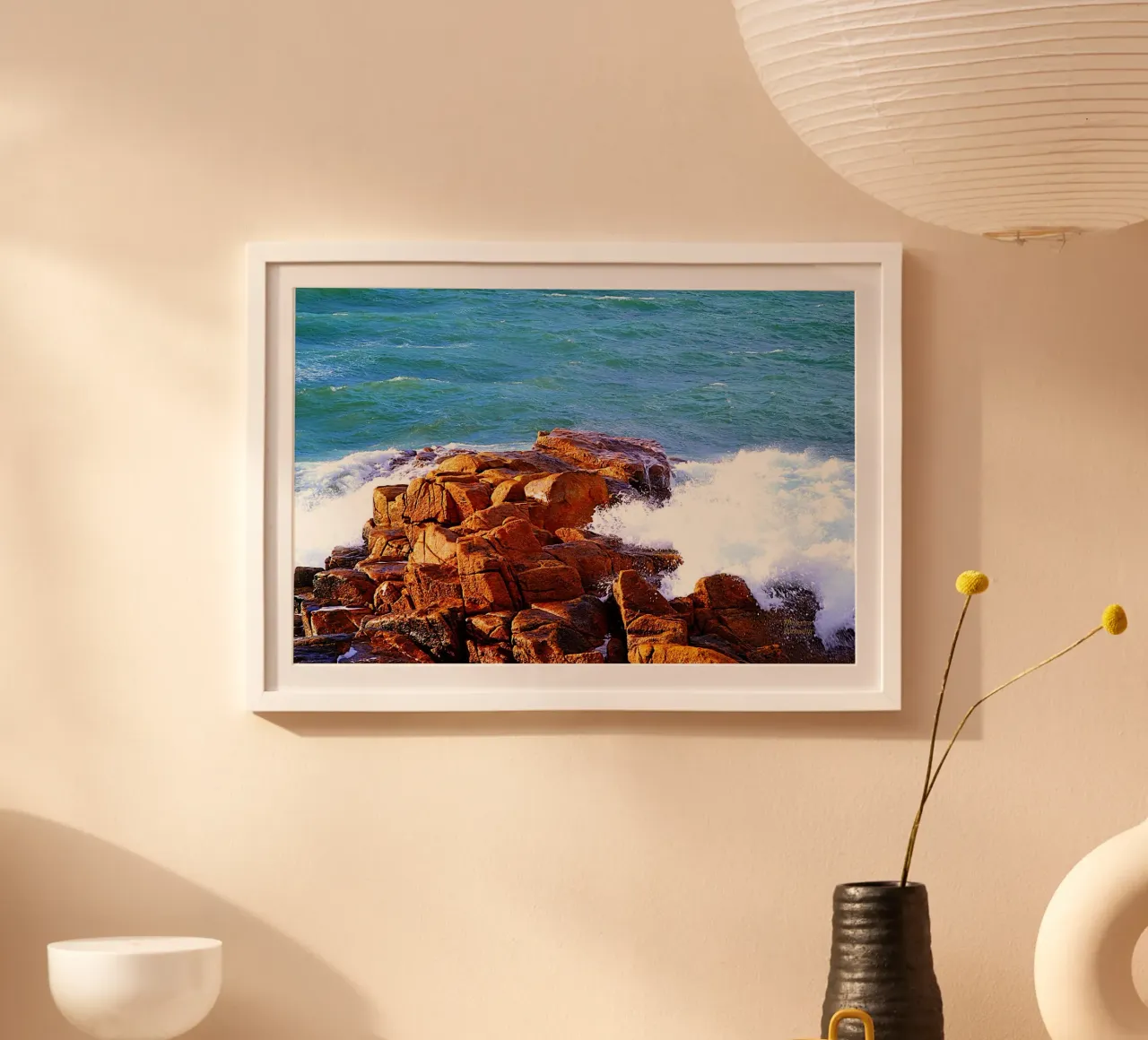 ANGRY OCEAN. poster by THIERRY VOBMANN.MY BEST PHOTOS.