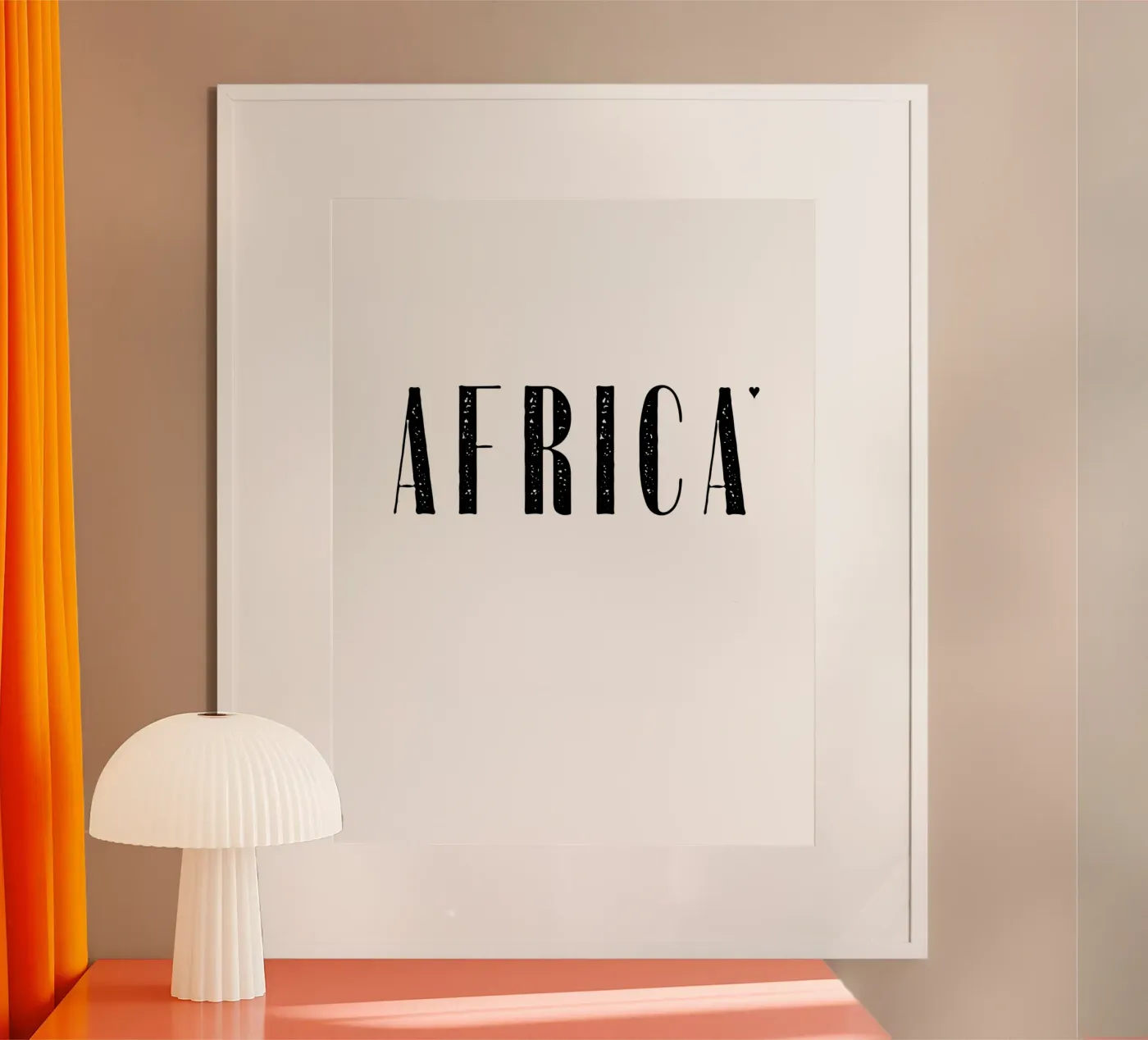 Africa poster da typotraveler