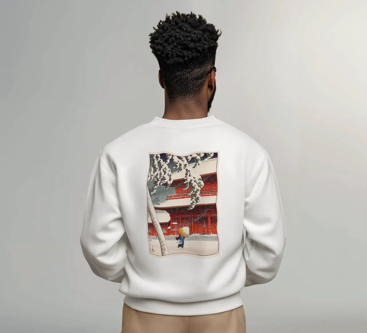 Zojoji Temple in Shiba by  Kawase Hasui felpa da Chérie Prints