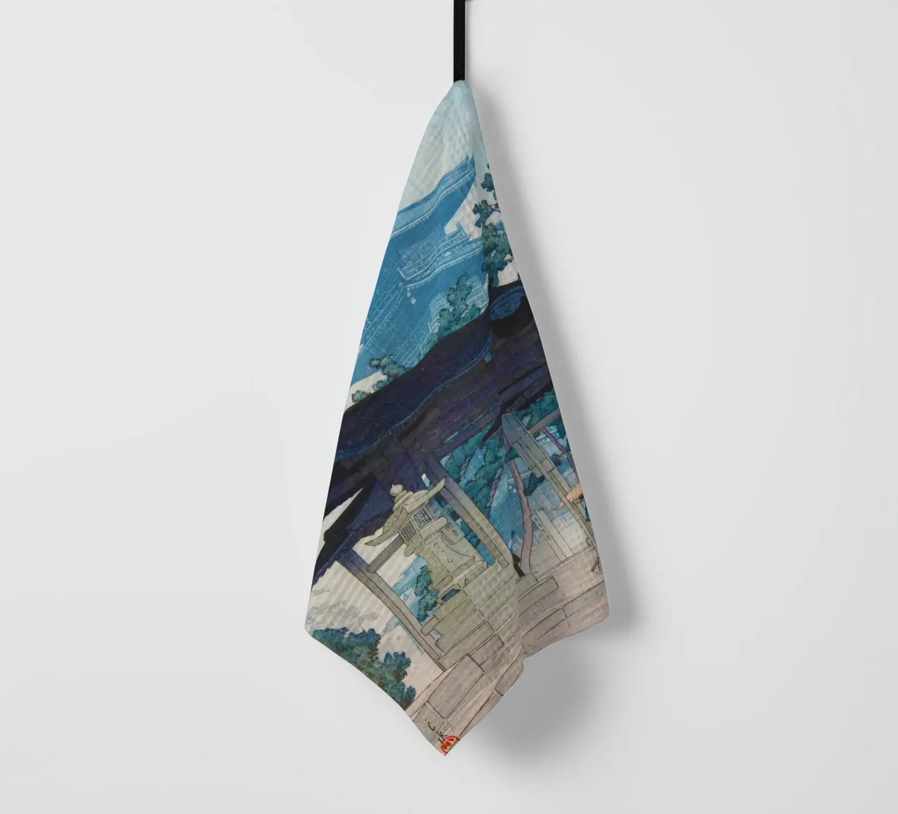 Zentsu-ji by Kawase Hasui canovaccio da cucina da Chérie Prints