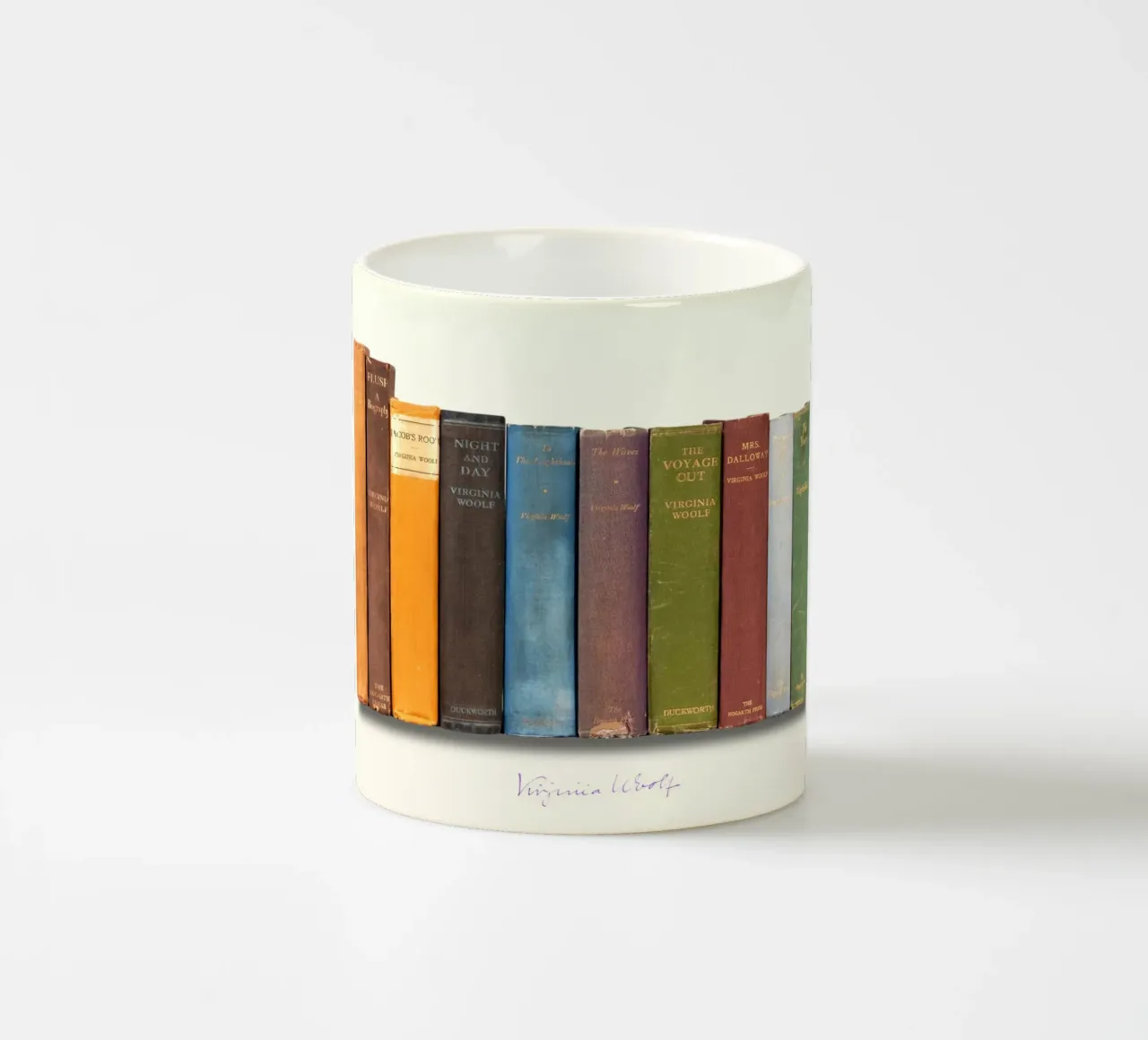 Virginia Woolf - Prime edizioni stampate tazza in ceramica da MissLiterarty