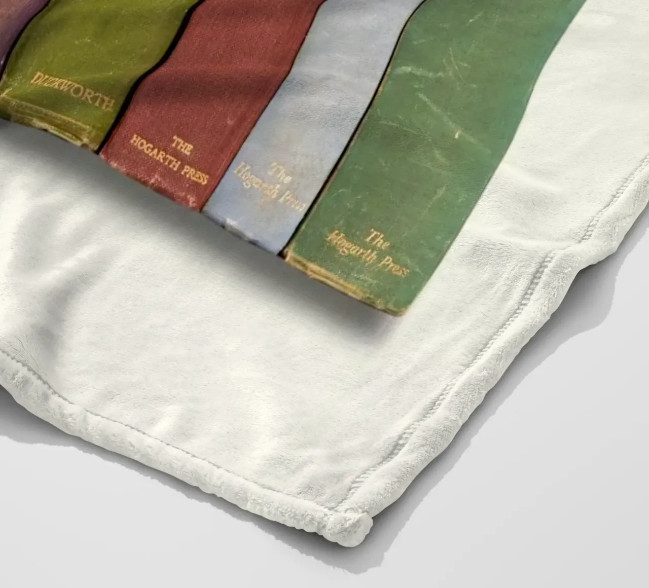 Virginia Woolf - First Editions Print fleece blanket by MissLiterarty