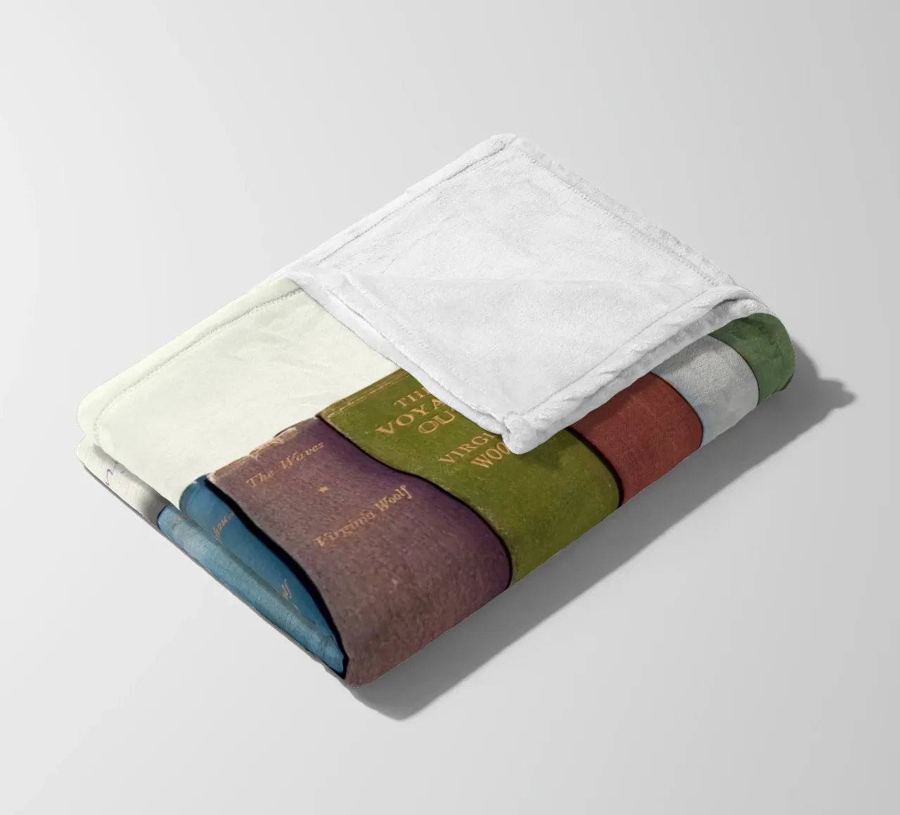 Virginia Woolf - First Editions Print fleece blanket by MissLiterarty