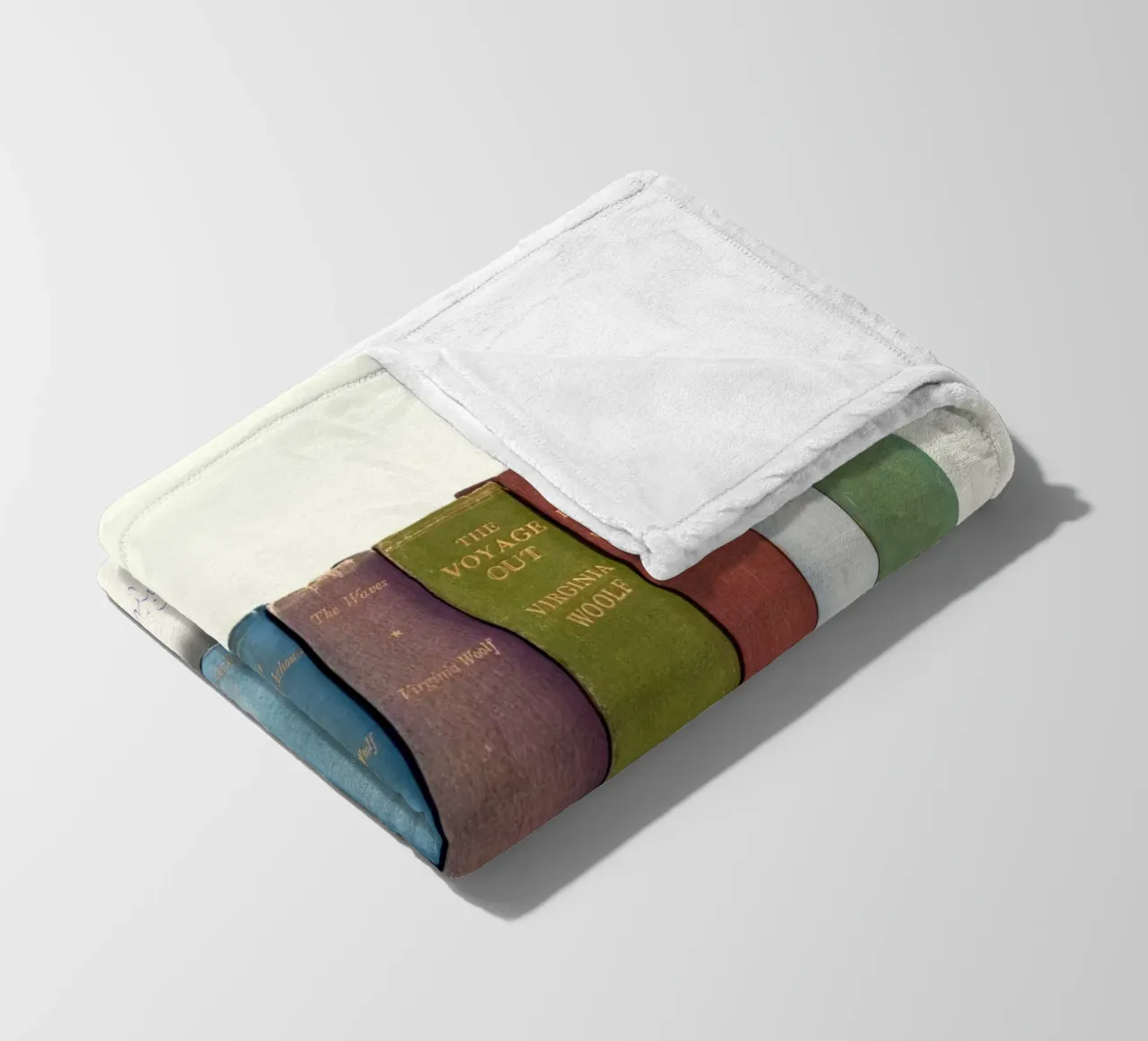 Virginia Woolf - First Editions Print fleece blanket by MissLiterarty