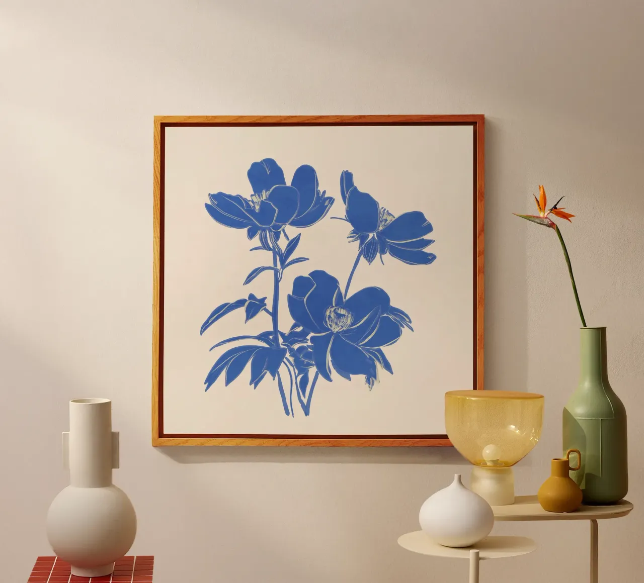 Blue Flowers plexiglass da M.A.Z.U.N.