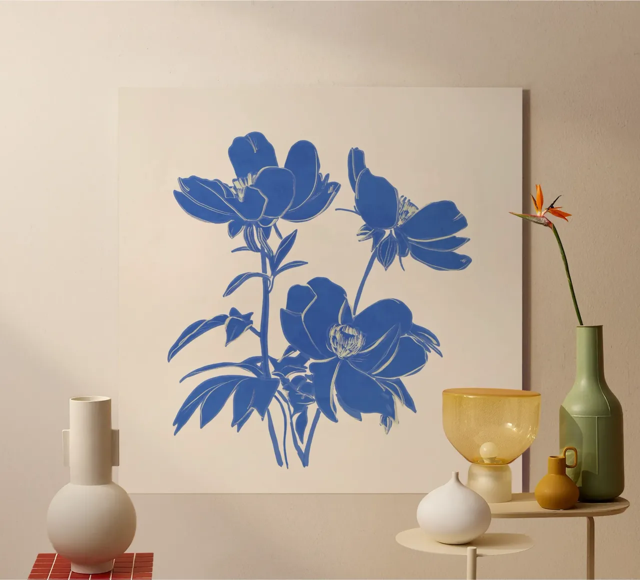 Blue Flowers plexiglass da M.A.Z.U.N.