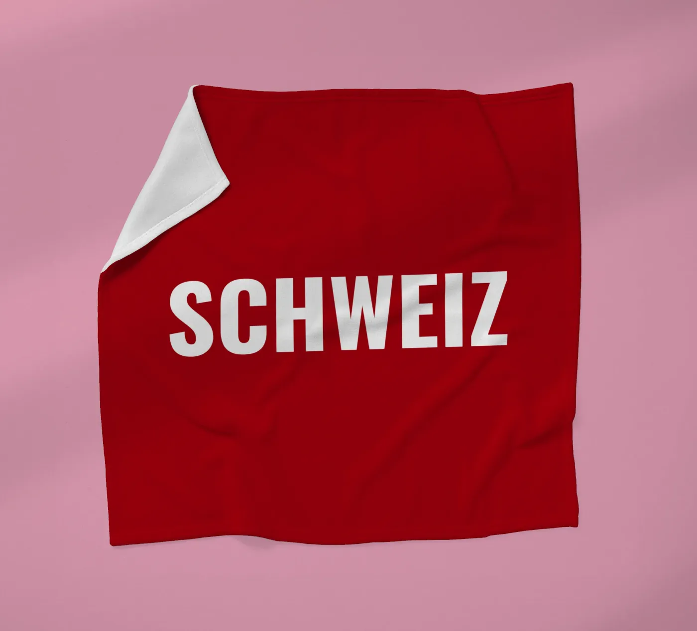 SCHWEIZ Fleecedecke von Simple
