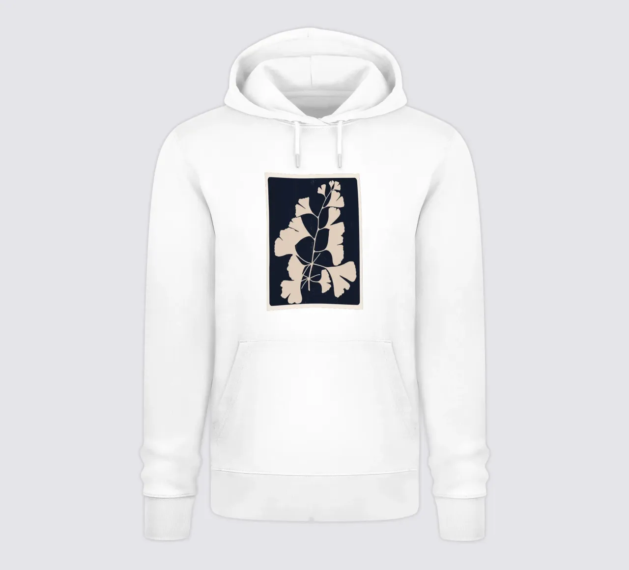 Silhouette botanica II felpa con cappuccio da M.A.Z.U.N.