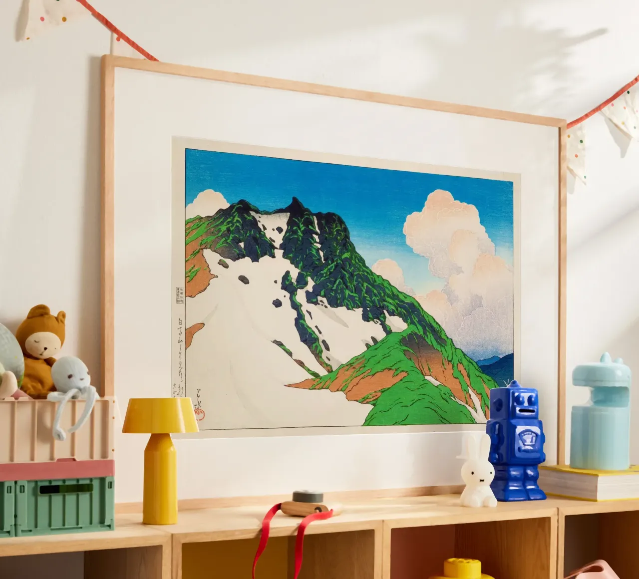 View of Asahigadake from Mount Haku by Kawase Hasui carta hahnemühle da Haru Prints