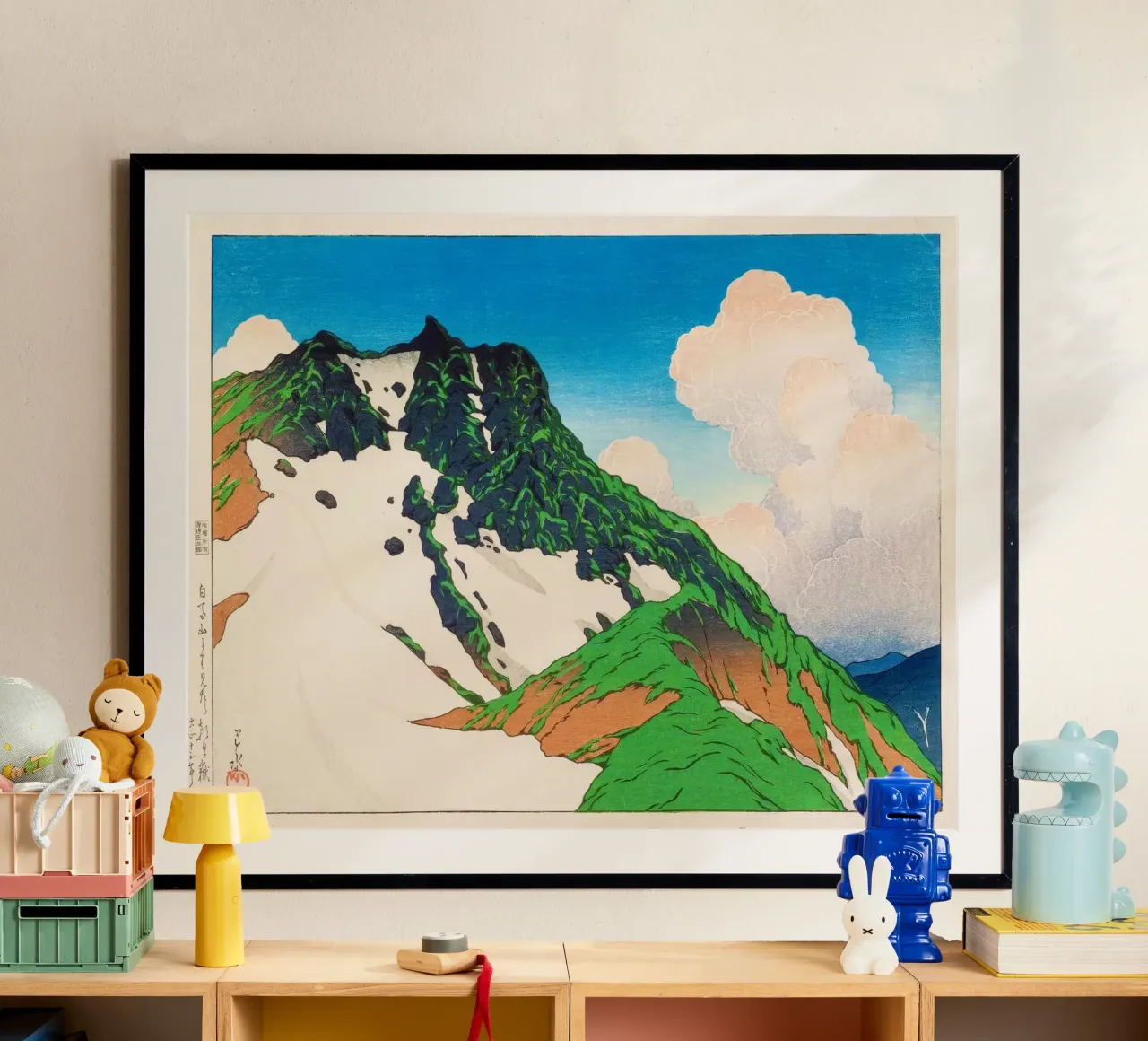 View of Asahigadake from Mount Haku by Kawase Hasui carta hahnemühle da Haru Prints