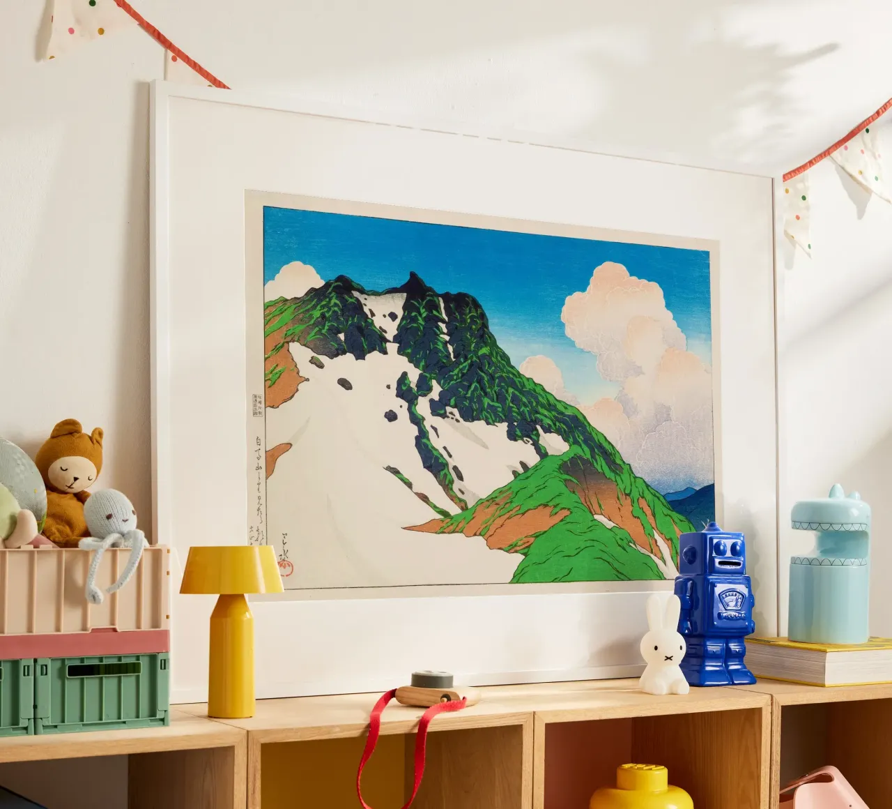 View of Asahigadake from Mount Haku by Kawase Hasui carta hahnemühle da Haru Prints