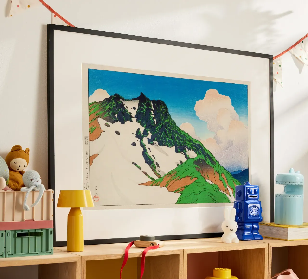 View of Asahigadake from Mount Haku by Kawase Hasui carta hahnemühle da Haru Prints