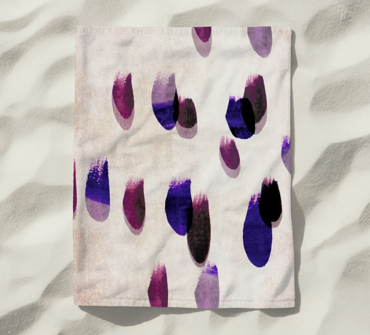 Painted Dots 2 telo mare da IRIS LEHNHARDT FINE ART