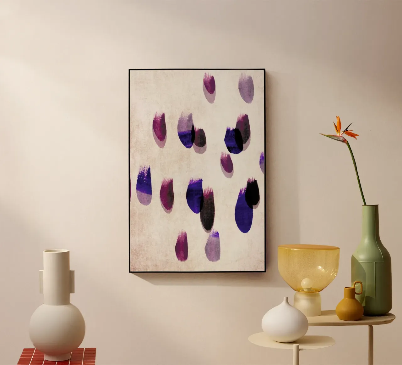 Painted Dots 2 plexiglass da IRIS LEHNHARDT FINE ART