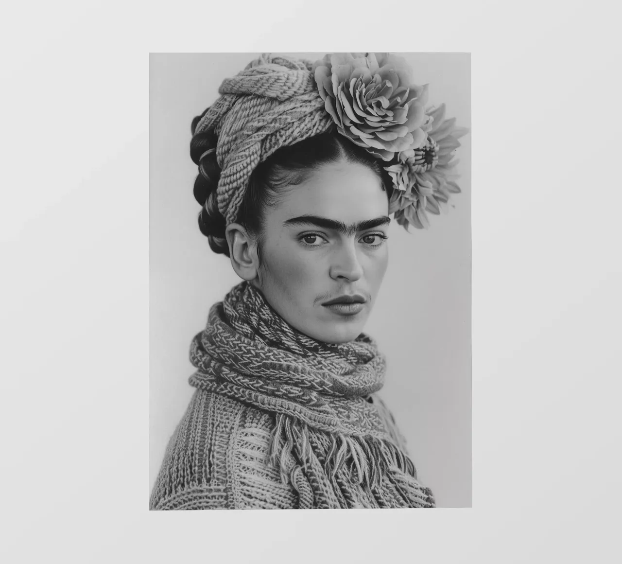 Frida Kahlo "Expression of Resilience" pellicola backlit da Fantasias Florales