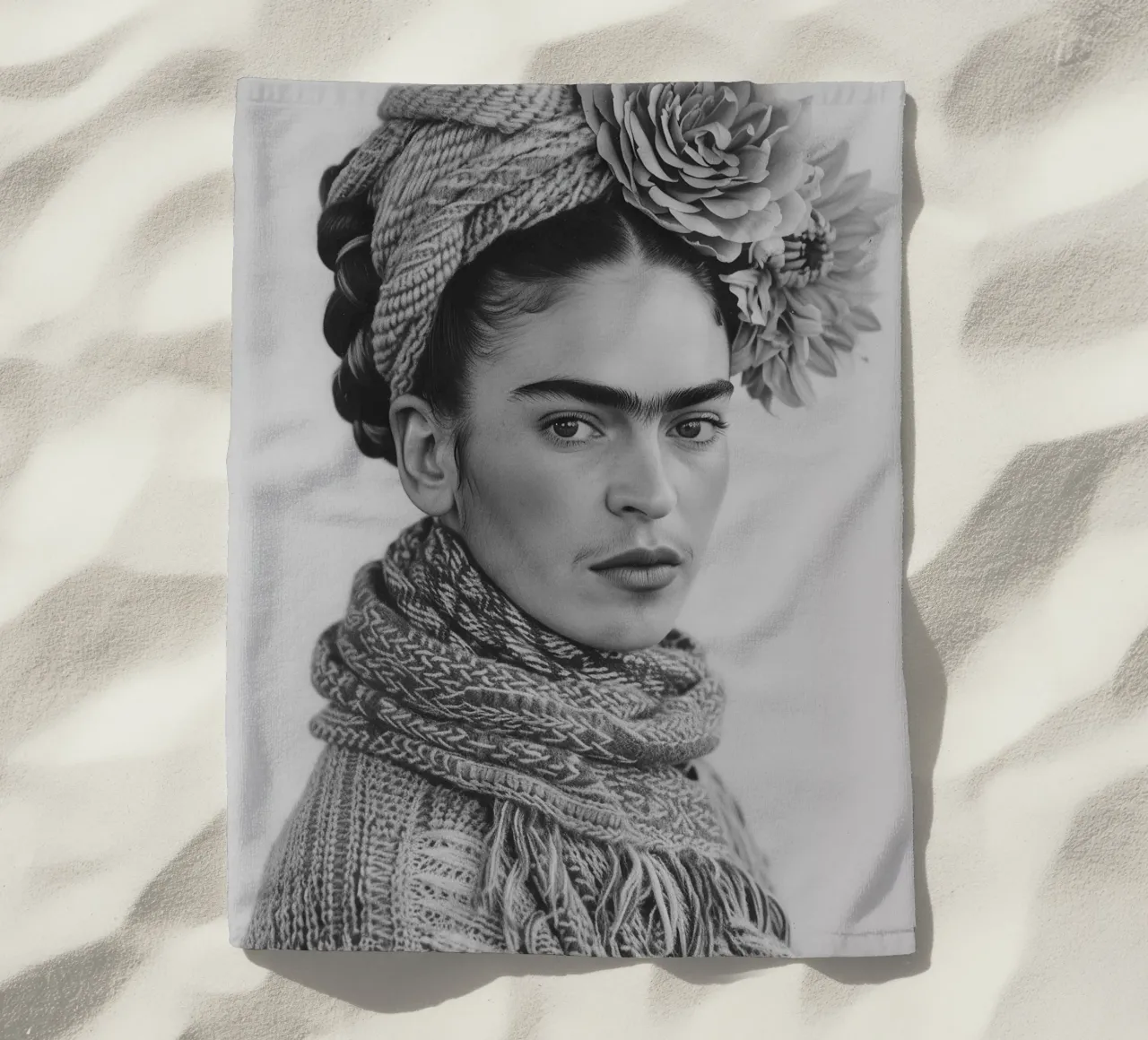 Frida Kahlo "Expression of Resilience" telo mare da Fantasias Florales