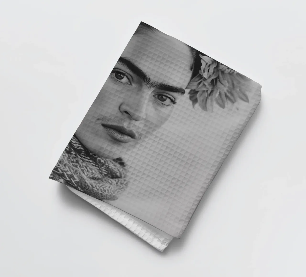 Frida Kahlo "Expression of Resilience" canovaccio da cucina da Fantasias Florales