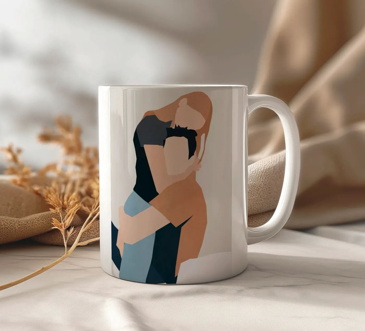 Abbraccio tazza in ceramica da M.A.Z.U.N.