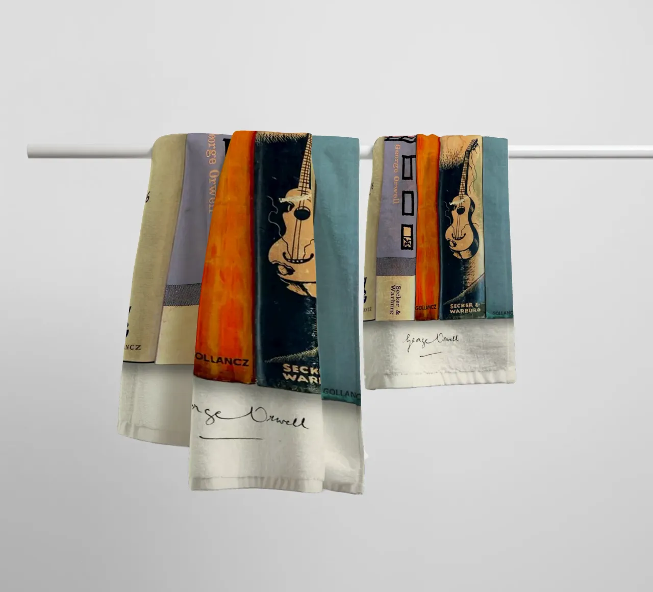 George Orwell - First Editions Print towel by MissLiterarty