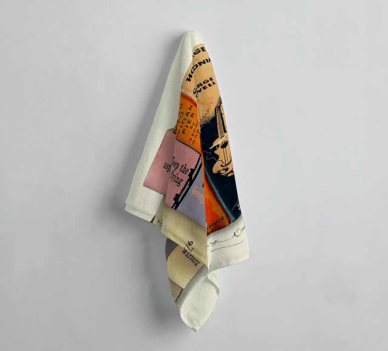 George Orwell - First Editions Print towel by MissLiterarty