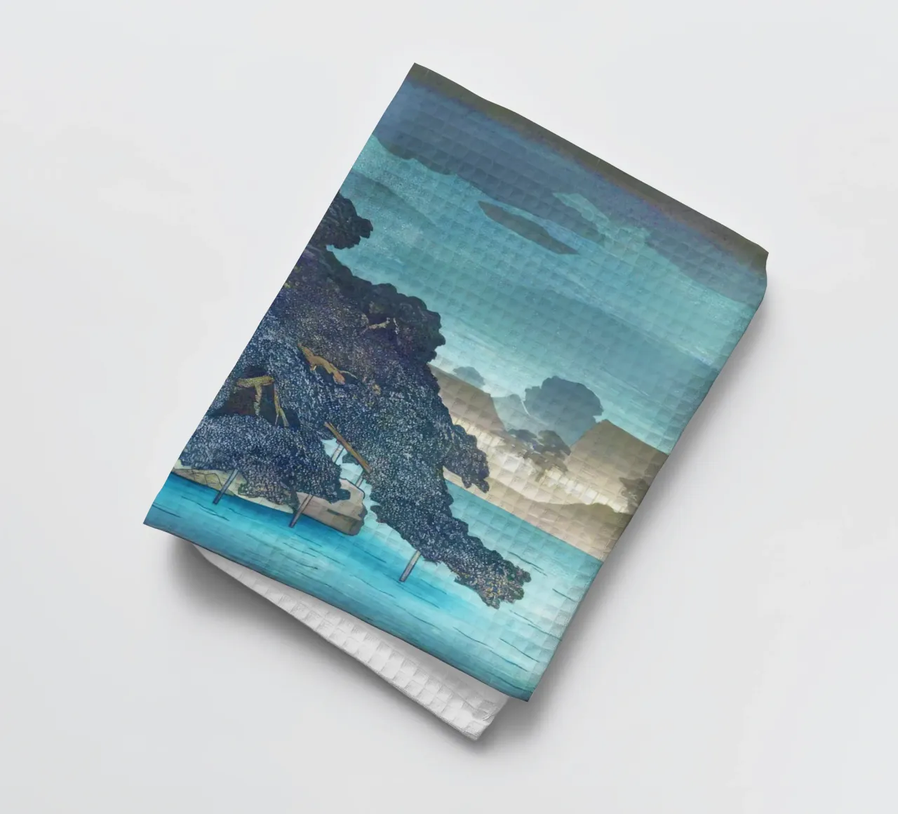 Untitled by Kawase Hasui canovaccio da cucina da Haru Prints