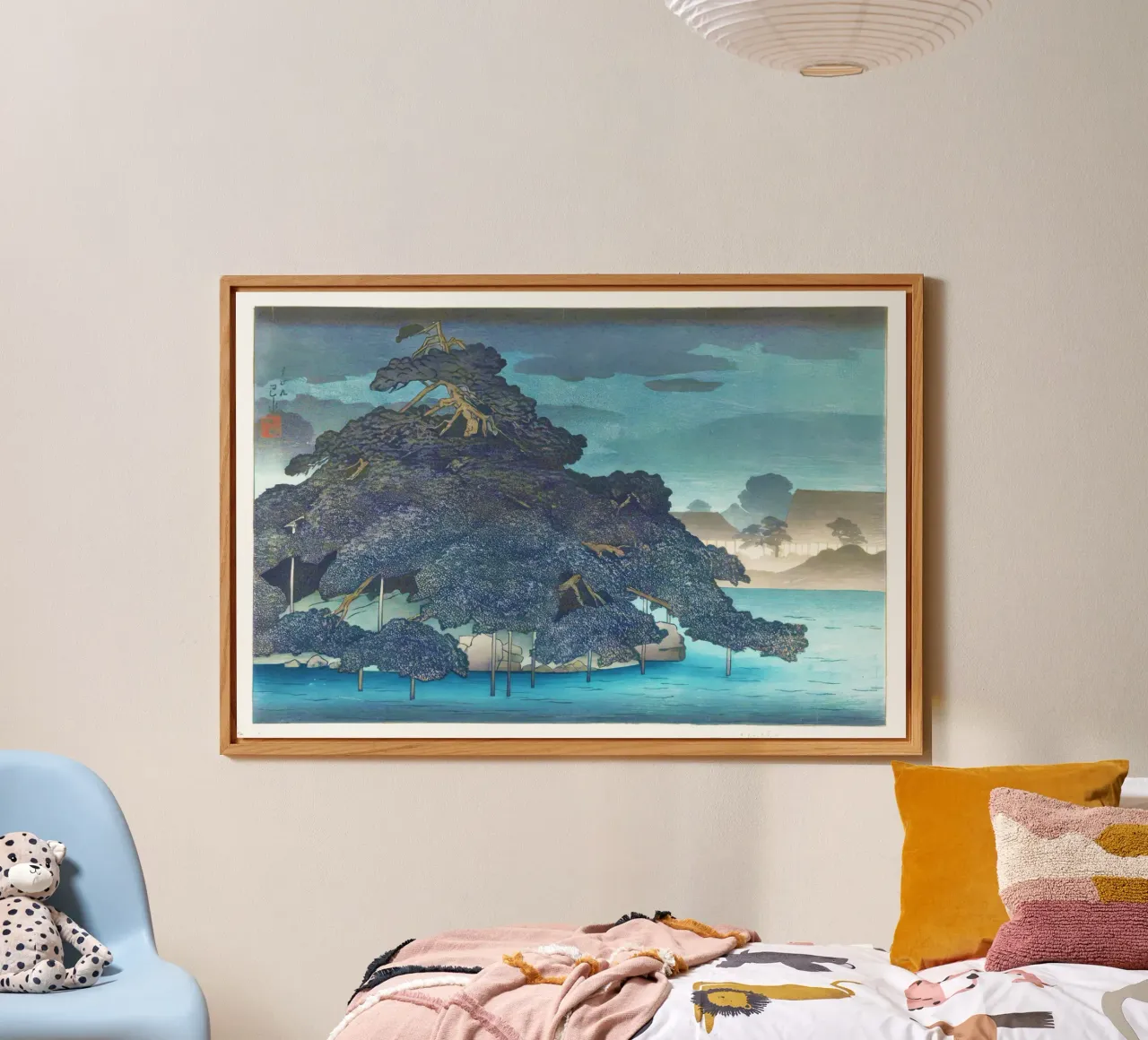 Untitled by Kawase Hasui alluminio dibond da Haru Prints