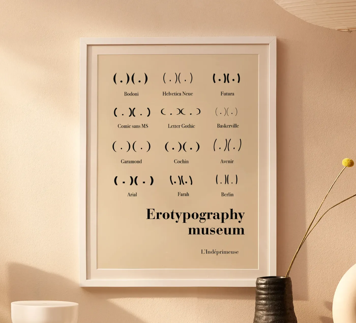 museum erotypography poster da L'Indéprimeuse