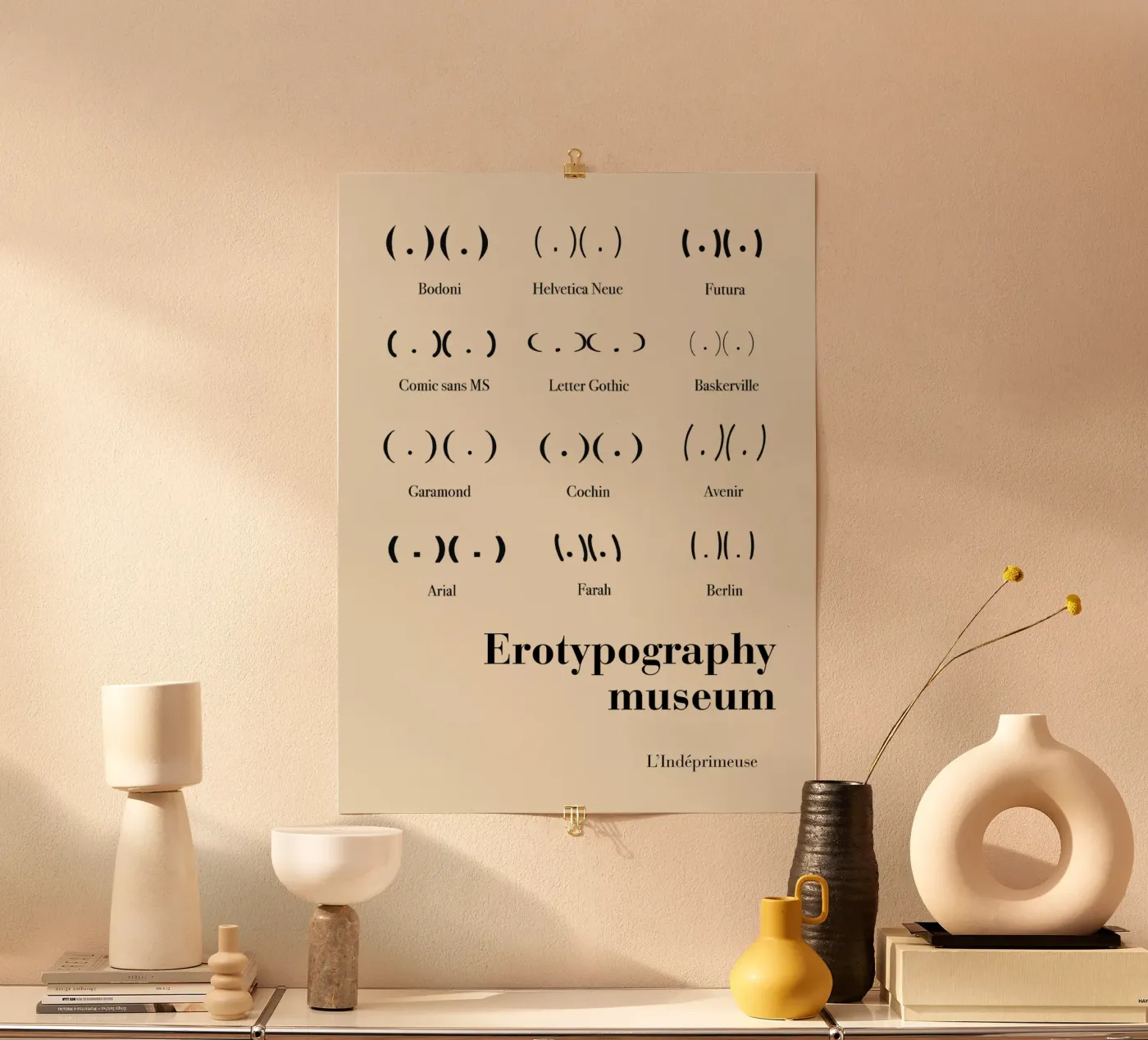 museum erotypography poster da L'Indéprimeuse