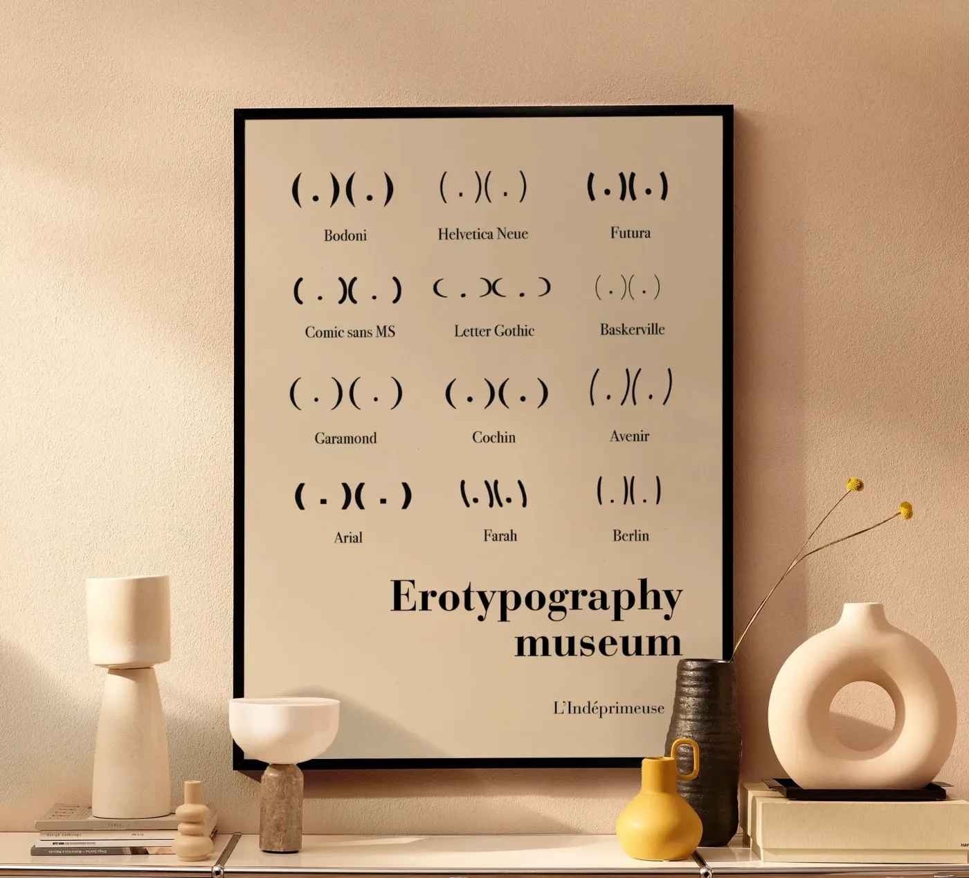 museum erotypography poster da L'Indéprimeuse
