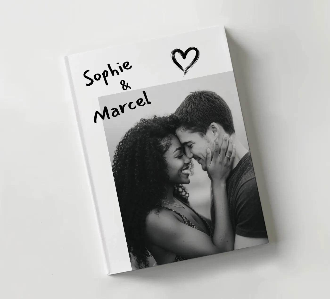 Bild mit Text, personalisierbar Notizbuch von rb-Fotografie