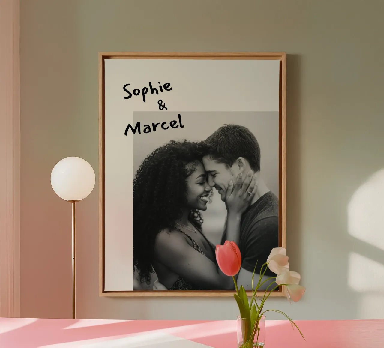 Image with text, personalisable canvas by rb-Fotografie