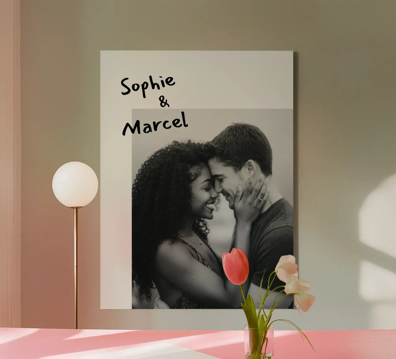 Image with text, personalisable canvas by rb-Fotografie