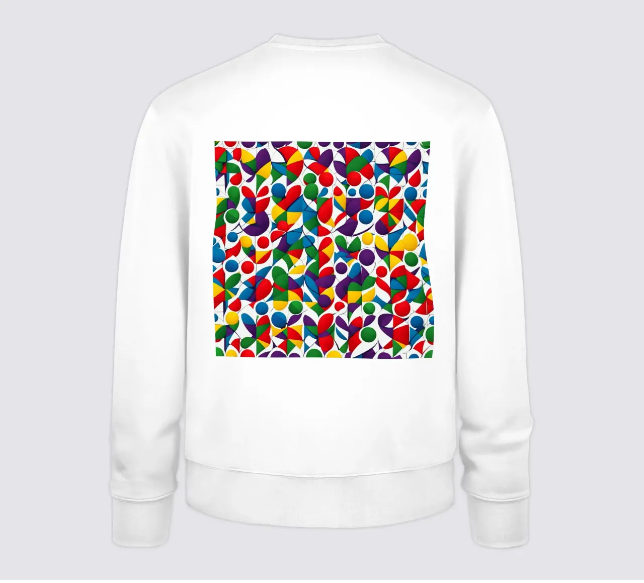 sharps design multicolore e bianco felpa da dinem