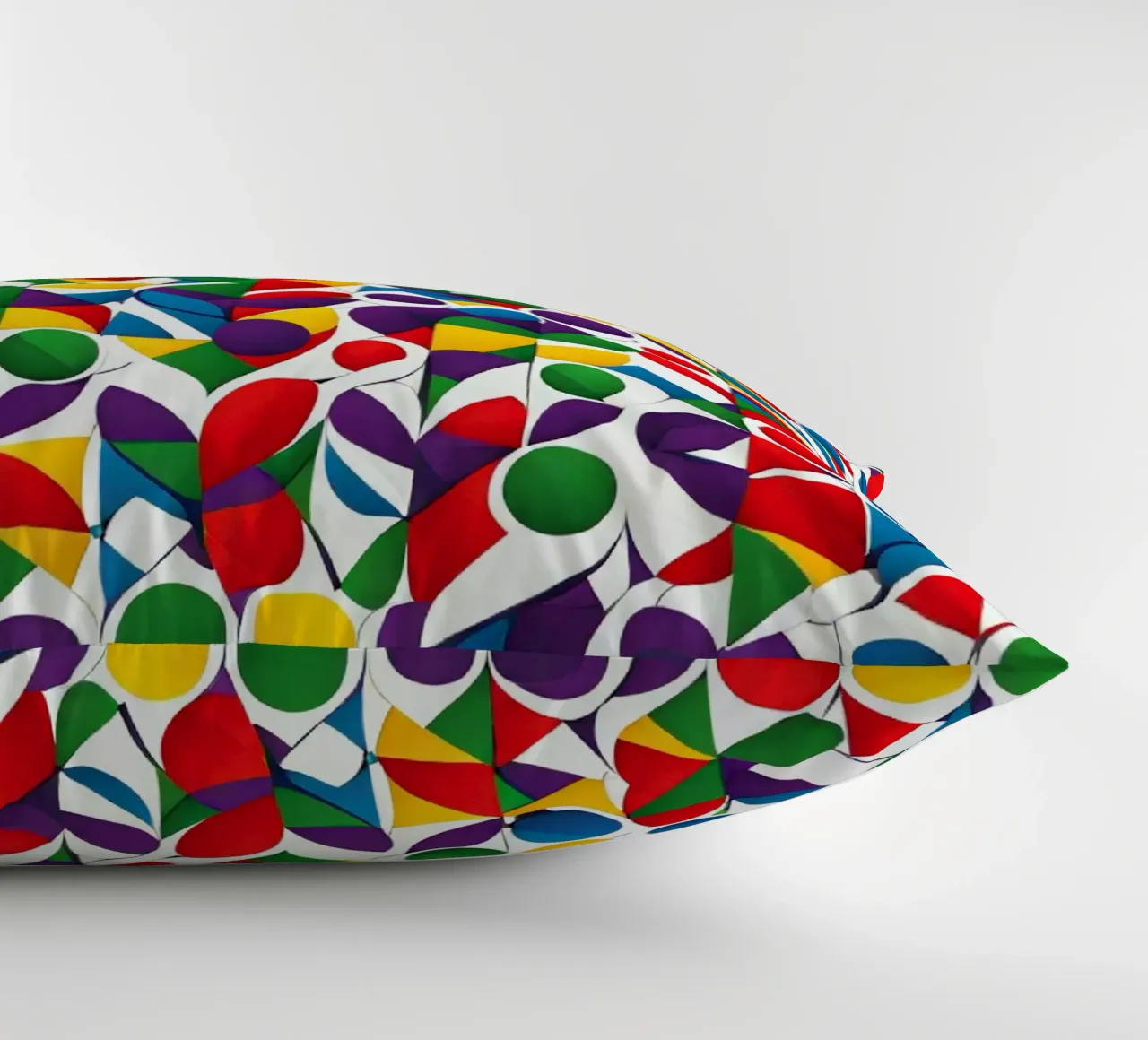 sharps design multicolore e bianco cuscino da dinem